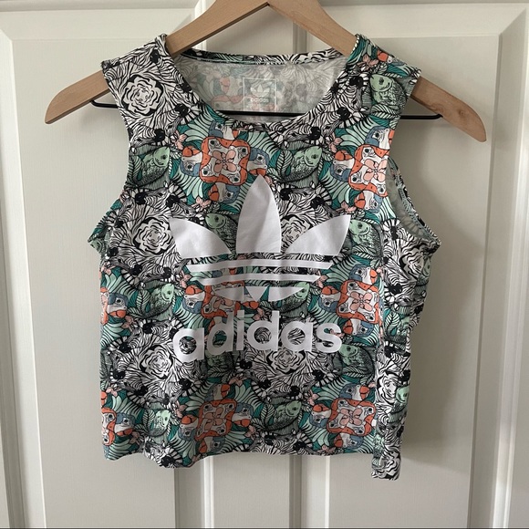 Adidas Girls Zoo Tank Top, Large
